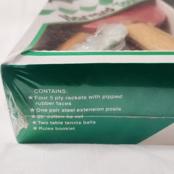 Harvard Tournament Table Tennis Set Vintage T702 Ping Pong Sealed NIB NOS New - Picture 2 of 8